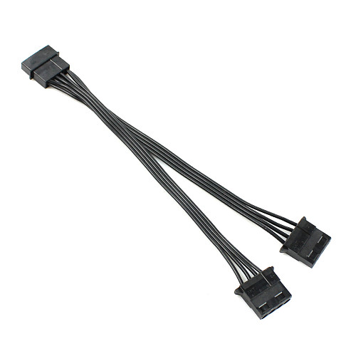 XT-XINTE Power Supply 4P Divided Into Two 4P IDE Extension Line 20cm