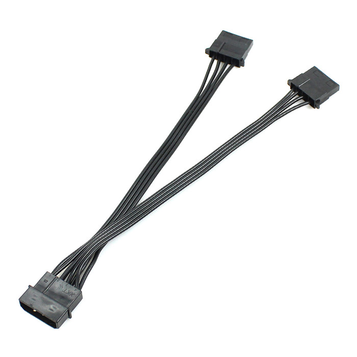 XT-XINTE Power Supply 4P Divided Into Two 4P IDE Extension Line 20cm