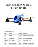 SPCMAKER KillerWhale 115mm F4 Whoop FPV Racing Drone PNP BNF w/ 1103 8500KV Runcam Nano 2 Camera 25MW-100MW 40CH VTX