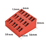 JMT 3D Print TPU Printing 1S Battery Storage Box Slot 12x6.5mm for Mobula7 Mobula 7 HD FPV Racing Drone Lipo Battery