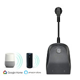Mingchuan Smart Wifi Socket Smart Home Outdoor Waterproof Socket Support Alexa Google IFTTT with UK Plug