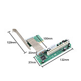XT-XINTE PCI-E PCI Express to PCI Adapter Flexible Cable Mini PCIE 1x to 16x Ribbon Riser Card Extender for Bitcoin Miner