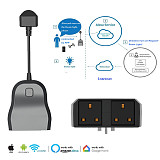 Mingchuan Smart Wifi Socket Smart Home Outdoor Waterproof Socket Support Alexa Google IFTTT with UK Plug