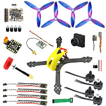 QWinOut Owl215 215mm FPV Racing Drone DIY RC Quadcopter Kit with F4 Flight Controller Turbo Micro F2 FPV Camera 25/100/200/400mW VTX