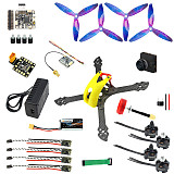 QWinOut Owl215 215mm FPV Racing Drone DIY RC Quadcopter Kit with F4 Flight Controller Turbo Micro F2 FPV Camera 25/100/200/400mW VTX