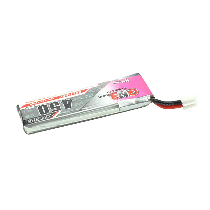 GNB 450MAH 1S HV 80C 3.8-4.35V Lipo Battery PH2.0 Plug Connector For E010 M80S Tiny7 RC Models FPV Racing Drone