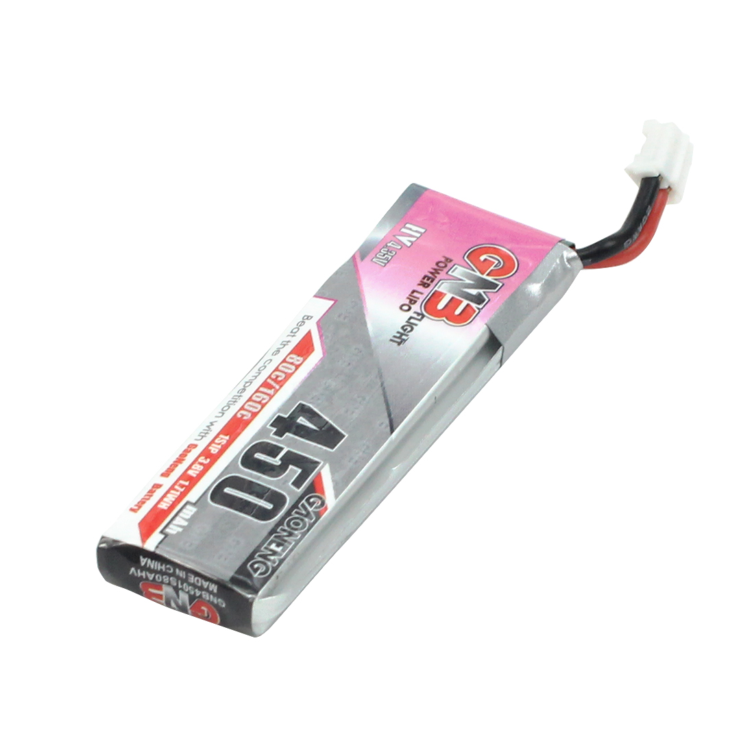 GNB 450MAH 1S 80C 3.8-4.35V Lipo Batterie PH2.0 Steckverbinder für RC Drone 