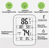 Mingchuan Indoor Large Screen Digital Hygrometer Indoor Thermometer Room Thermometer and Humidity Gauge with Temperature Humidity Monitor