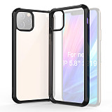 FCLUO Four-corner Drop-proof Protective Cover Acrylic Hard Shell Case for Apple iphone11 5.8 inch 6.1 inch 6.5 inch Mobile Phones 