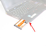 XT-XINTE 3 Ports Hidden Inside USB 3.0 to Expresscard 54mm USB3.0 Adapter Converter for PCMCIA Express Card Laptop Notebook PC