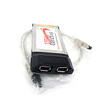 XT-XINTE 2 Port 6 Pin 1394A IEEE 1394 CardBus Card 54mm for PCMCIA Digital Camera DV Camcorders Hard Disks Removable Drives Laptop PC