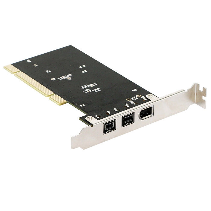 XT-XINTE PCI Combo Add on Cards 2x IEEE 1394B 9 Pin & 1x 1394A 6 Pin 1394 Extension Adapter PCI Controller Card for Firewire Destop PC