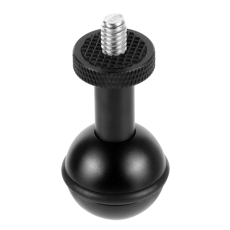 For DJI OSMO 360 GoPro13 BGNING Ball Mount Adaptor Aluminum Alloy CNC Anti-Reverse Adjustabled-Length Ball Head Adapter for Action Camera Photography Diving Equipment DSLR Cage