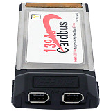 XT-XINTE 2 Port 6 Pin 1394A IEEE 1394 CardBus Card 54mm for PCMCIA Digital Camera DV Camcorders Hard Disks Removable Drives Laptop PC