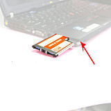 XT-XINTE 2 Dual Ports USB 3.0 HUB Express Card ExpressCard 54mm Hidden Adapter Converter USB3.0 for PCMCIA Laptop PC
