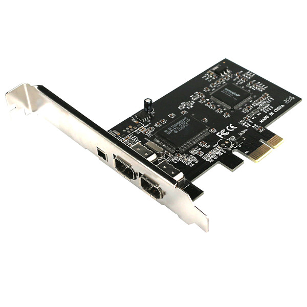 XT-XINTE PCIe Combo 3 Ports 1394A 1x 4Pin 2x 6Pin Expansion Card PCI Express to IEEE 1394 Adapter Controller for Firewire Desktop PC