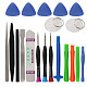 FCLUO 20in1 Mobile Phone Repair Tools Kit Tweezers Spudger Pry Screen Opening Screwdriver Hand Tools Set for iPhone X 8 7 for Samsung