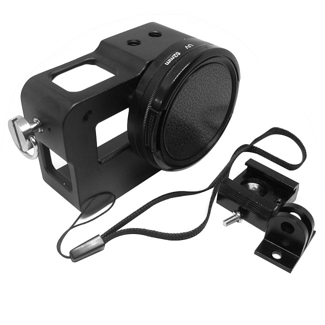 BGNing Aluminum Alloy Case Protective Shell Cage with UV Protection Lens for Gopro 5 6 7 Action Camera