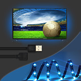 MingChuan Bluetooth APP Controller 5V RGB LED Strip 5050 USB Colorful TV Background Strip IP65 Waterproof