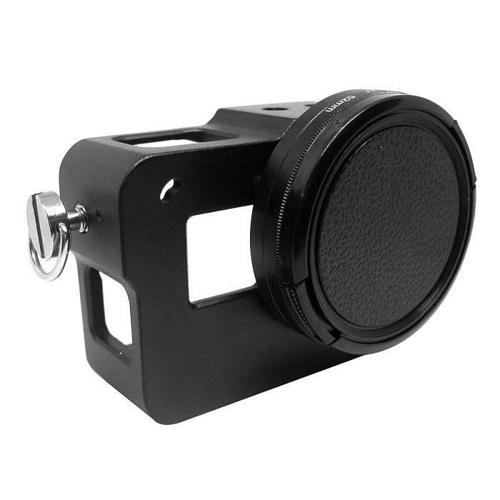 BGNing Aluminum Alloy Case Protective Shell Cage with UV Protection Lens for Gopro 5 6 7 Action Camera