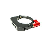BGNing Air2 Mounting Clamp Extension Plate Ring Adapter for MOZA Air 2 Gimbal Stabilizer Monitor Microphone LED Video Light Neck Mount