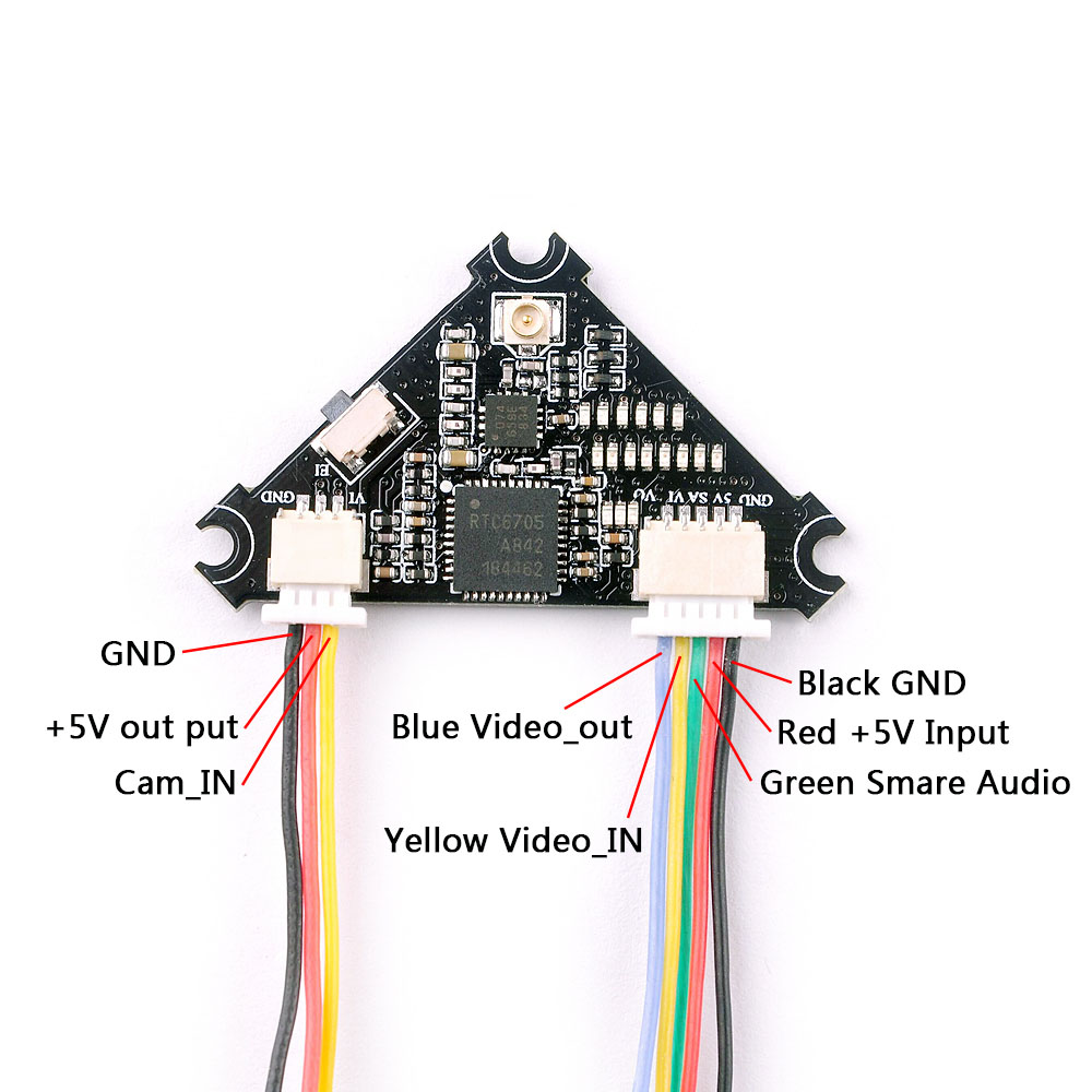 Happymodel Nano2 NTSC FPV Camera w/ Diamond VTX/Whoop_VTX 2.1mm for Racing Drone 