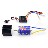  ZD Racing Universal 7.2V 45A ESC Speed Controller Electric adjustment 540 Brushled motor with Radiator For 1/10 RC Buggy truggy Monster truck Crawler Model Car