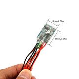 JMT ​20A / 30A Brush ESC 2KHz Forward Reverse Bidirectional Speed Controller with Brake 30*23*5mm for RC Boat Car Tank Rock Crawlers