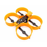 JMT ​Donut 3 Inch H Type brushless Racing Drone Frame RC FPV Indoor Mini Racer 140mm Frame Kit with PLA Motor Protector Prop Guard