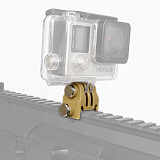 BGNING ​Action Camera Accessories Nylon Rail Mount for Picatinny Gun Airsoft Gun Shot Hunting Rifle Laser Mount Adapter for GoPro EKEN SJCAM DJI OSMO Action