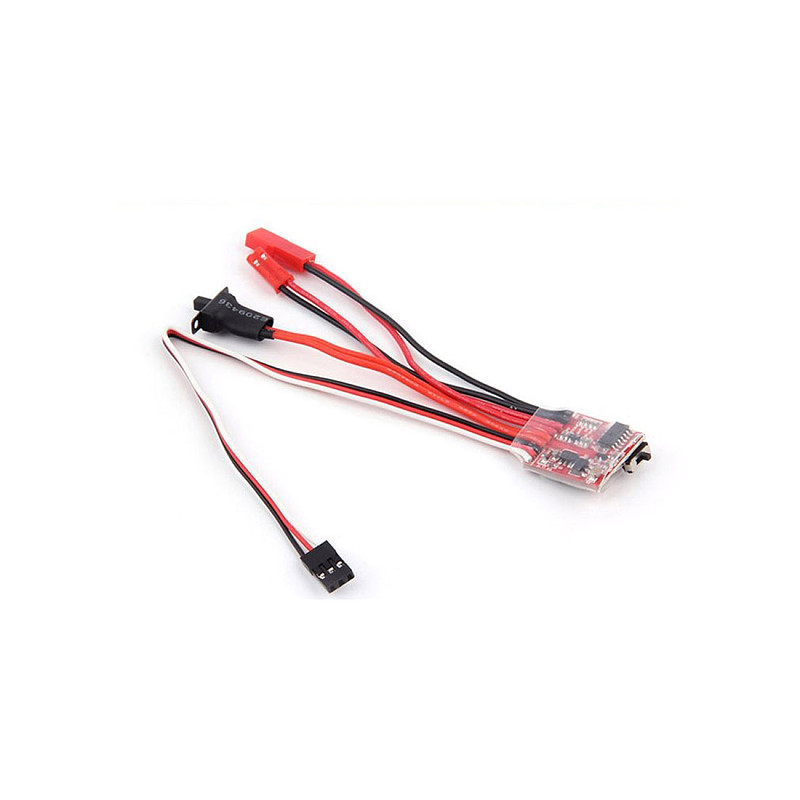 JMT ​20A / 30A Brush ESC 2KHz Forward Reverse Bidirectional Speed Controller with Brake 30*23*5mm for RC Boat Car Tank Rock Crawlers