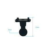 BGNING ​4 Hole Claws AMPS Adapter Plate Rubber 25mm Ball Head Mount Bracket Universal for Gopro Camera for Garmin GPS DVR Suction Mount