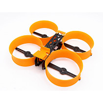 JMT ​Donut 3 Inch H Type brushless Racing Drone Frame RC FPV Indoor Mini Racer 140mm Frame Kit with PLA Motor Protector Prop Guard
