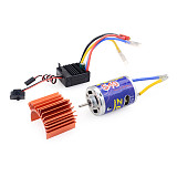  ZD Racing Universal 7.2V 45A ESC Speed Controller Electric adjustment 540 Brushled motor with Radiator For 1/10 RC Buggy truggy Monster truck Crawler Model Car