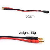 SHENSTAR ​4.0mm Banana Head Transfer to Fatshark FPV Video Glasses Battery Connecting Cable for B6 Lipo balance Charger Charging Line Wire