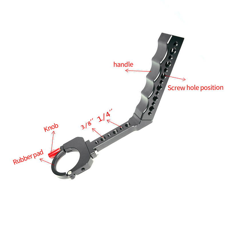 BGNing Air2 Portable Extension Handle Hand Grip for MOZA Air 2 Gimbal 3-Axis Camera Stabilizer Monitor Microphone LED Video Light Mount