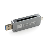 JEYI CFast Multifunction Dual Slot SATA SSD Card Reader with USB3.1 TYPE-C TYPE-A Adapter Mobile Box Offline Copy Disk Holder