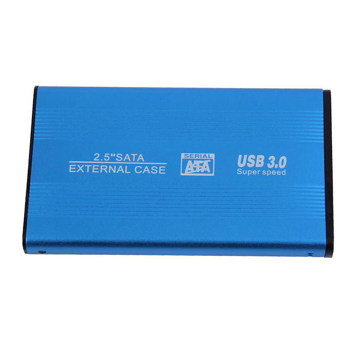 XT-XINTE 2.5 Inch USB3.0 SATA External Hard Drive Enclosure HDD Box SSD Housing Support for SATA 3Gbps/1.5Gbps HDD/SSD/Blu-ray/DVD/CD
