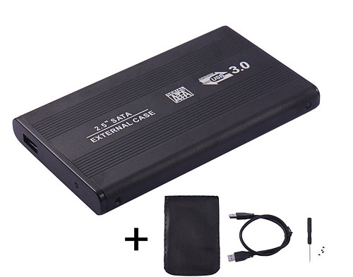 XT-XINTE 2.5 Inch USB3.0 SATA External Hard Drive Enclosure HDD Box SSD Housing Support for SATA 3Gbps/1.5Gbps HDD/SSD/Blu-ray/DVD/CD