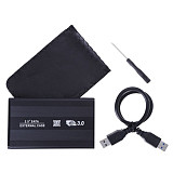 XT-XINTE 2.5 Inch USB3.0 SATA External Hard Drive Enclosure HDD Box SSD Housing Support for SATA 3Gbps/1.5Gbps HDD/SSD/Blu-ray/DVD/CD