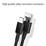 FCLUO ​3 in 1 USB Cable for Mobile Phone Micro USB Type C Charger Cable for Smartphone Charging Cable Micro USB Charger Cord