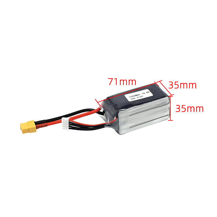 JMT 14.8V/45C 850MAH 1000MAH 14.8V/60C 1300MAH 1500MAH Battery XT60 for RC Airplanes FPV RC Drone