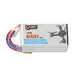 LDARC 14.8V 650mAh 50C Battery for 130GTI ET125 4S