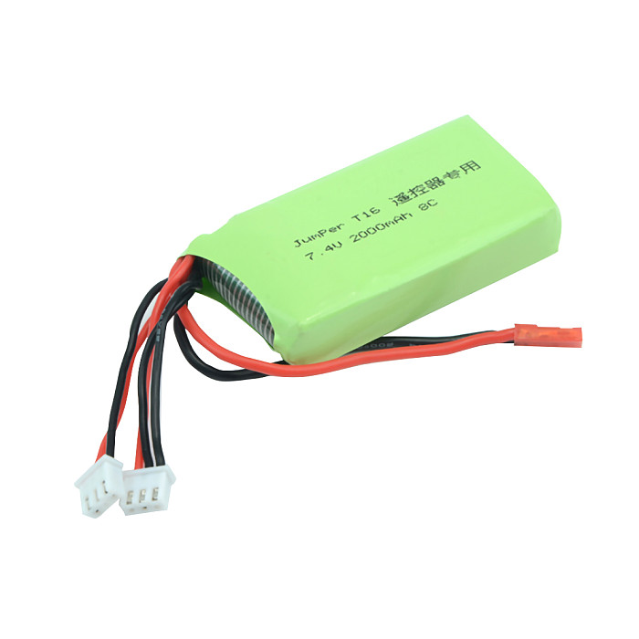 JMT ​2S 7.4V 2000MAH 8C Transmitter RC Lipo Battery AKKU 66*36*17mm for Jumper T16 Plus Open Source Multi-protocol Remote Controller