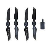 JMT 2 Pairs LED Flash Paddle Light Editable Text Propellers + Bluetooth Editing Adapter for DJI MAVIC 2 Apple ISO System