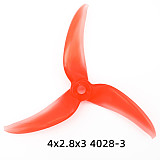 4 Pairs Emax Avan Scimitar 4028-3 4 inch 3-Blade Propeller CW CCW Props for RC Drone Quadcopter