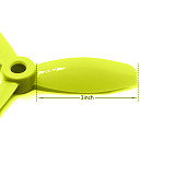 GEPRC 10 Pairs Yellow and 10 Pairs Blue-green 3-Blades Propeller FPV Racer Drone 3 inch Propellers Colorful Props for RC Racing Quadcopter Multicopter