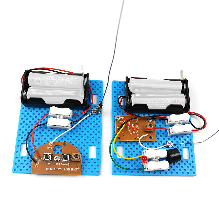 Feichao Wireless Telegraph Receiver Transmitter Module DIY Toy Model Electrical Circuit Scientific Experiment Materials Kit Educational