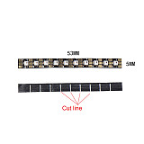 JMT WS2812 Flexible Light Strip Soft Circuit Board 100mm for F3 F4 F7 Flight Control FPV Racing Drone Tinywhoop Cinewhoop