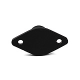 QWINOUT ​Aluminum Motorcycle Round/Square Mounting Base with Rubber 1 inch Ball Head for Gorpo DSLR for Ram Mounts for Garmin Smartphones